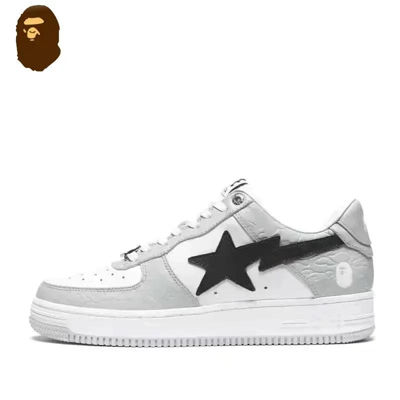 2026 A BATHING APE Original Bape Chaussures de skate pour hommes et femmes Mode BAPESTA Chaussures d