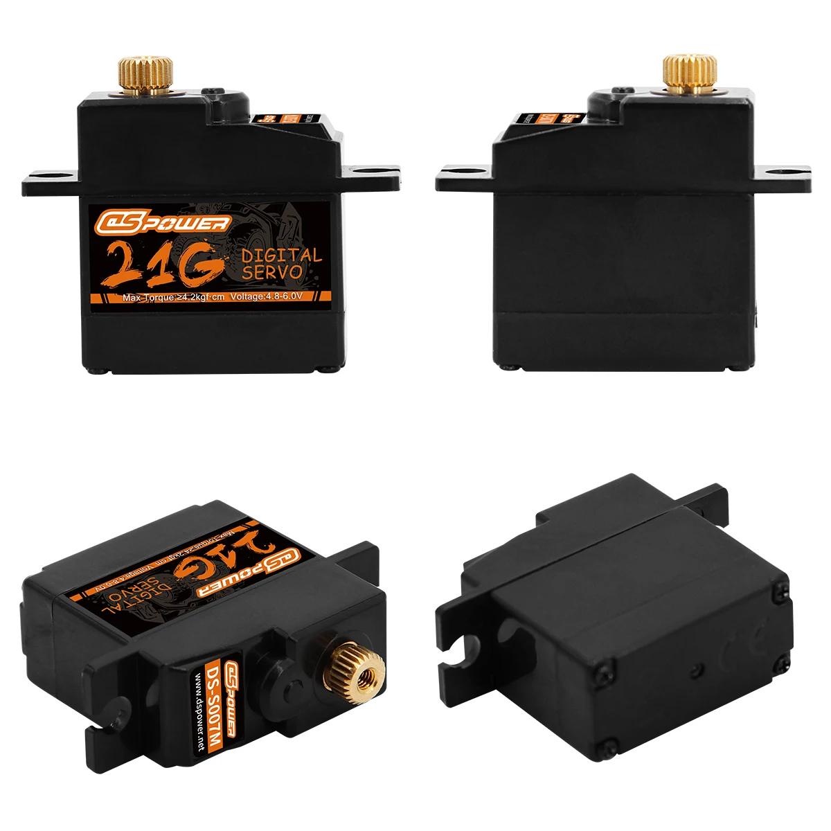 DSpower 21g Metal Gear mini servo 4.2KG 17g Servo pour 1:18 1:16 rc voiture slash E-Revo 144001 Ro