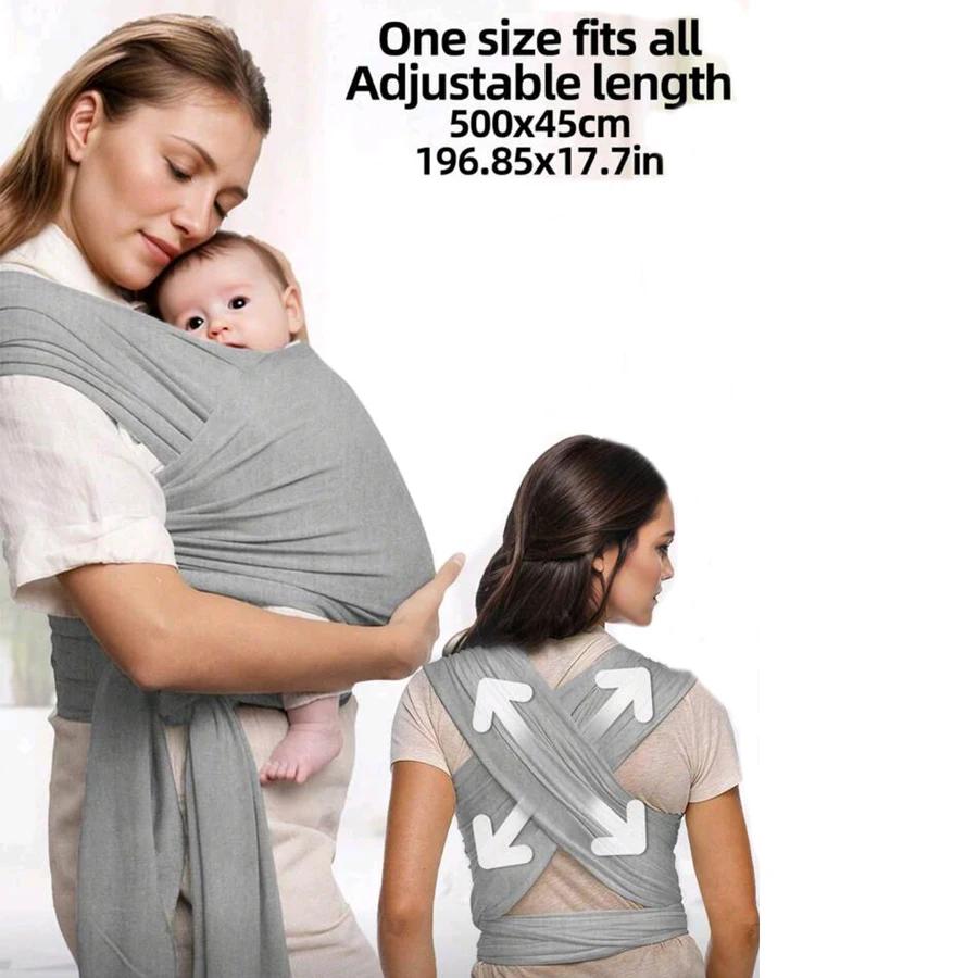 Porte-bébé multifonctionnel pour dormir, allaitement, dispositif de sortie pour mains libres, tissu