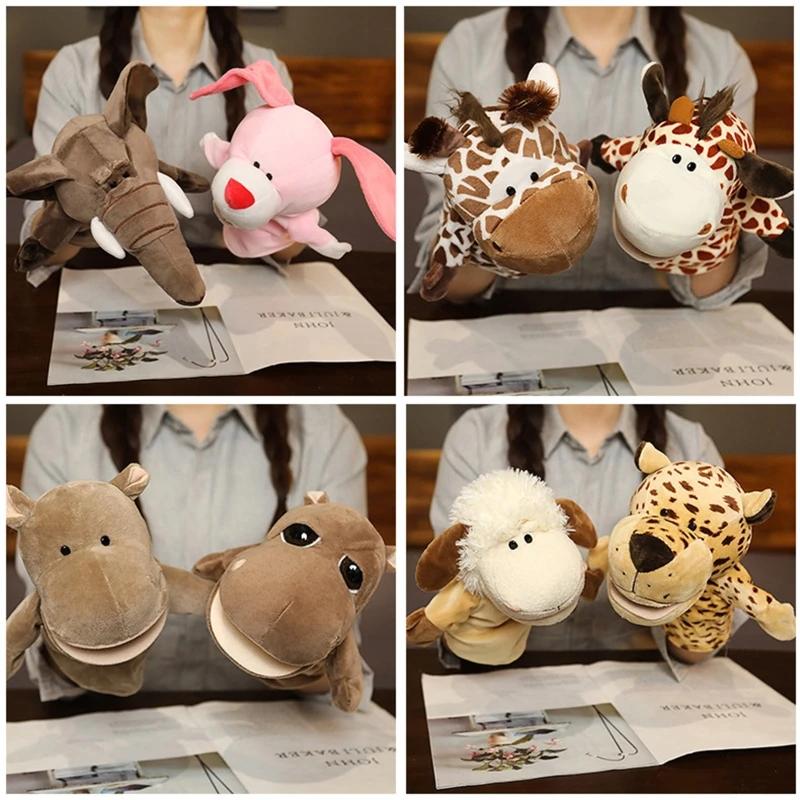 Marionnettes à doigt à main, jouet en peluche de dessin animé, fourniture de fête, jouet préféré de