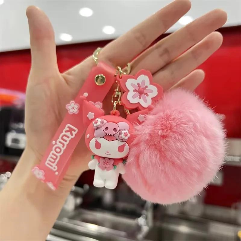 Sanrio Hello Kitty sac pendentif porte-clés dessin animé Kuromi cannelle mélodie peluche poupée sac