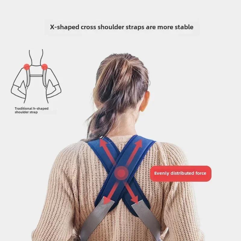 Porte-bébé de sécurité pour sortir, porte-bébé multifonctionnel à bandoulière, quatre méthodes avant
