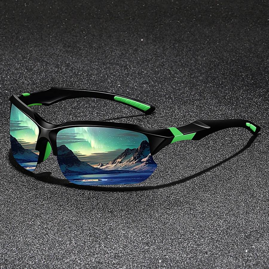 9 Paires de Lunettes de Soleil Demi-Monture Tendance Vintage pour la Conduite, la Pêche, les Loisirs