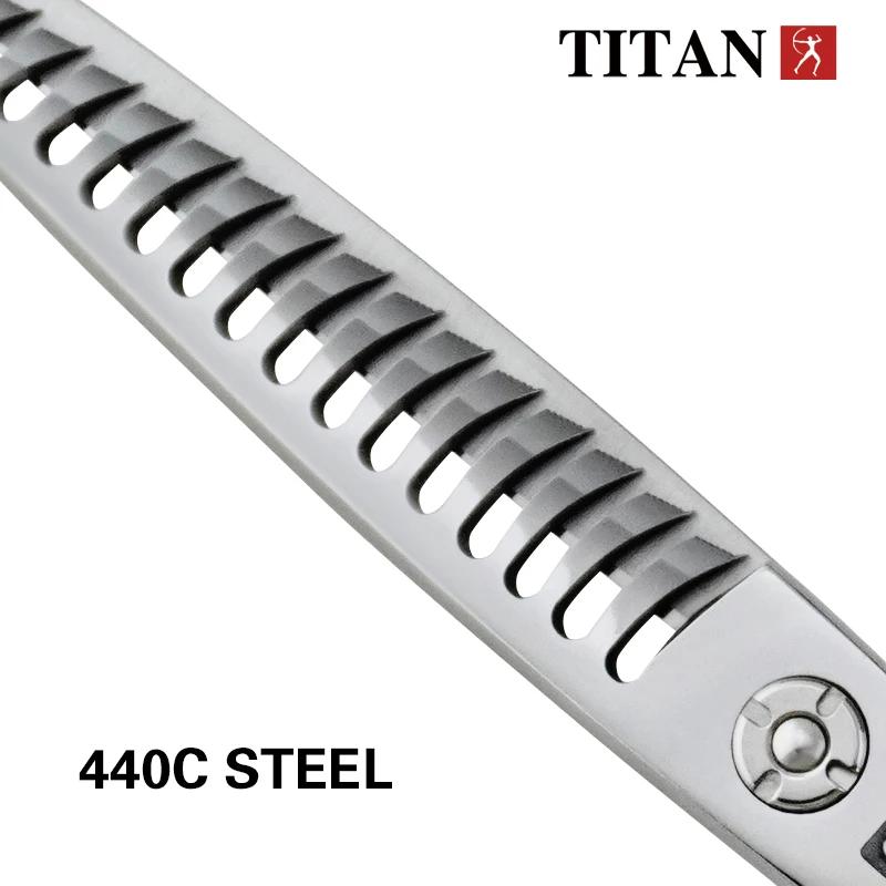 Ciseaux de coiffure professionnels titan, ciseaux amincissants, ciseaux de salon de coiffure