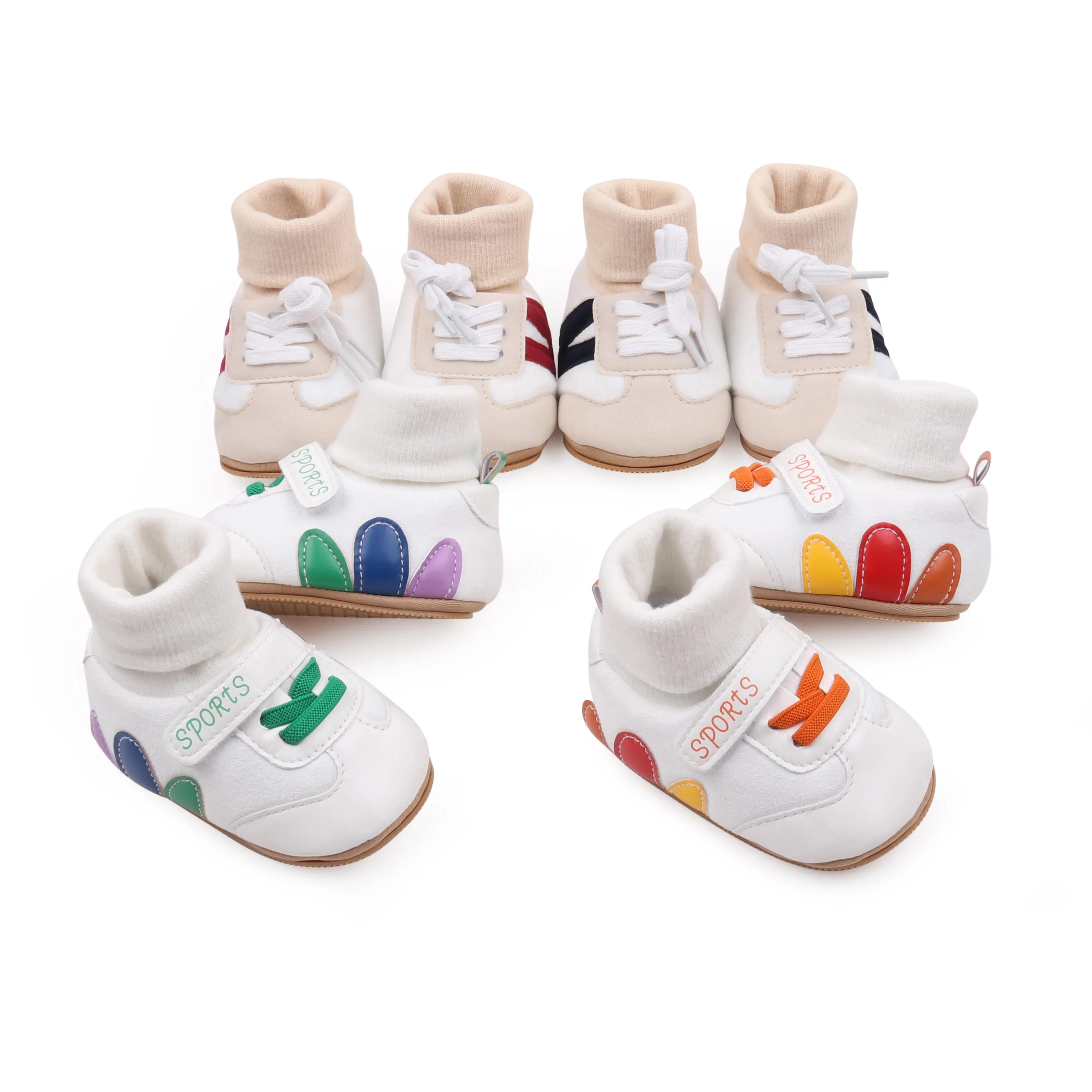 Chaussette bébé Shos automne et hiver bébé filles garçons Style couvert de cheville 0-1 ans anti-dér