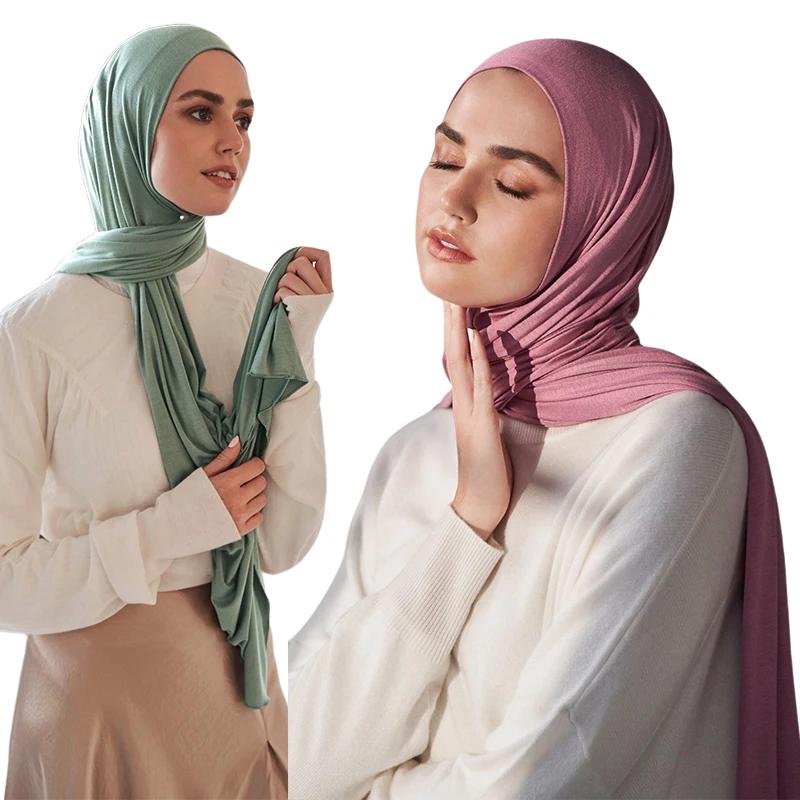 Hijab en coton modal pour femmes musulmanes, hijab pour femmes musulmanes, longue écharpe africaine,