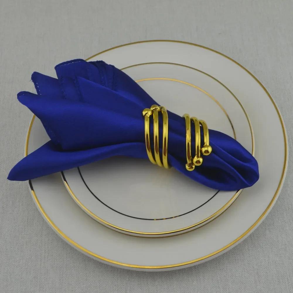 Serviettes en Satin pour Décoration de Mariage, Anniversaire, ixde Noël, Grill, Torchon, Mouchoir, F