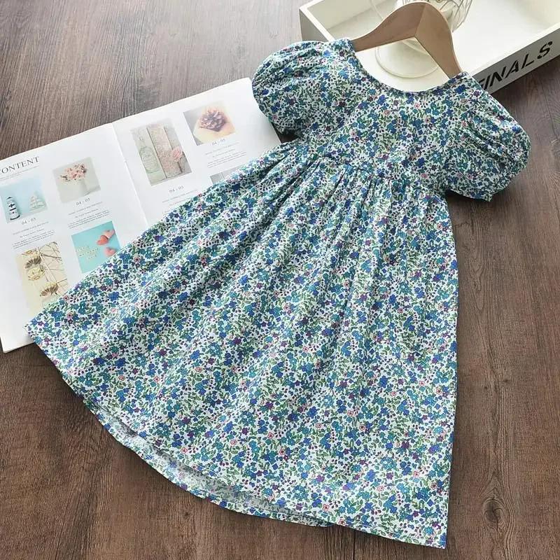 Bear Leader – robe à fleurs pour filles, tenue de princesse, vêtements décontractés, pour enfants de
