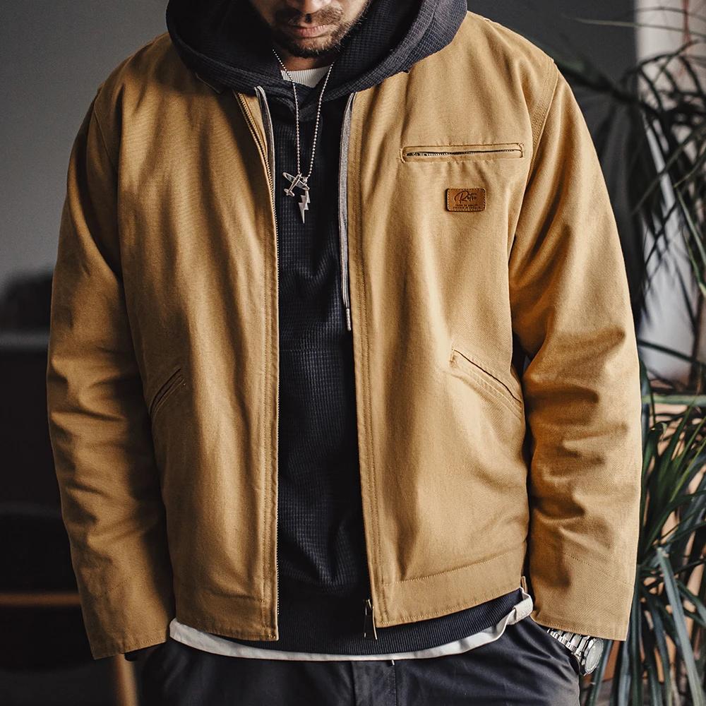 Maden rétro interstellaire même Style J001 veste toile Detroit chasse veste lourde poche travail ves