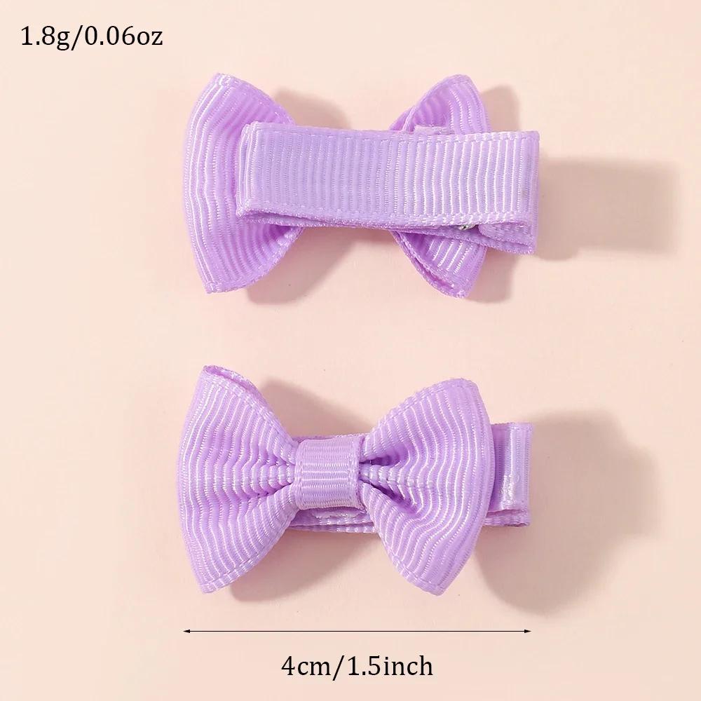 Mini pinces à cheveux Dopamine pour bébés filles - 10 pièces faites à la main accessoires