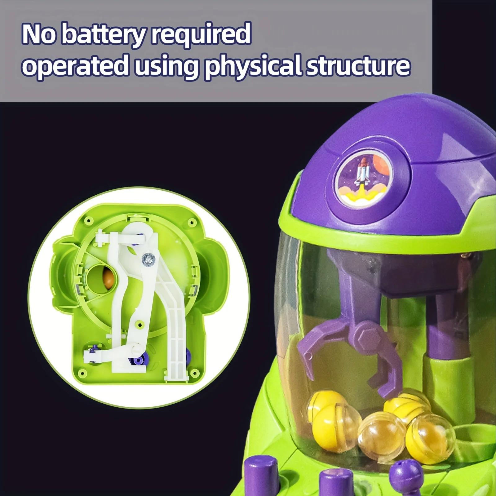 Space Rocket Crawler, Ball Pincer, Egg Twister - Utilisez ce jouet comme cadeau d'Halloween/noël pou