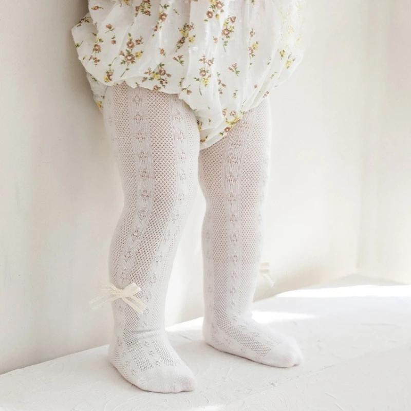 Collants d'été en maille fine pour bébés garçons et filles de 0 à 8 ans, collants en coton doux pour