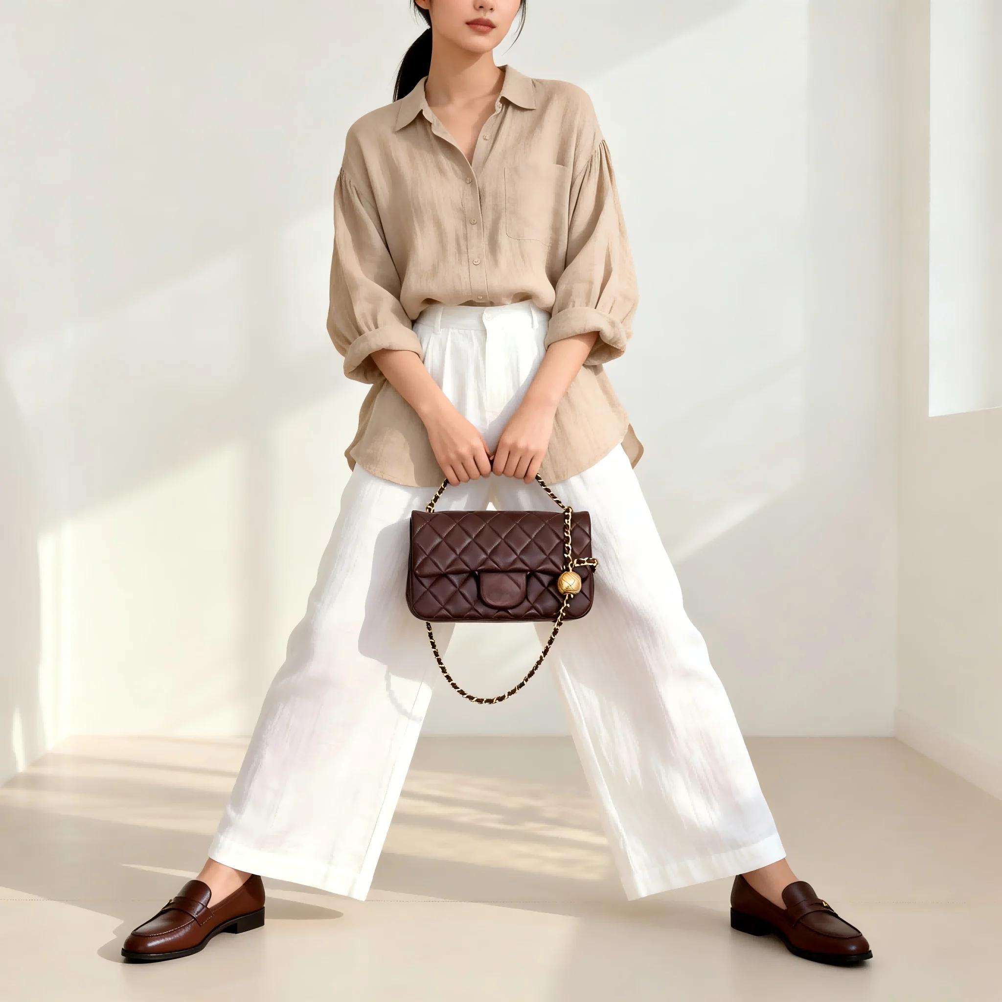 Sac à main en cuir de vachette, sac à main à motif diamant avec chaîne, sac de banlieue tendance, sa