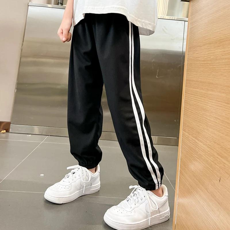 1/3 pièces enfants été couleur unie pantalons de sport de base garçons décontracté Joker taille élas