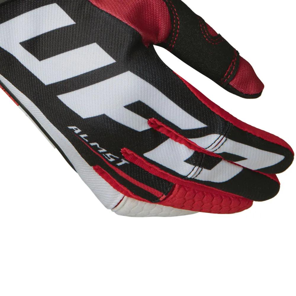 Gants de moto tout-terrain UFO Almst pour hommes et femmes, gants de course de motocross souples et