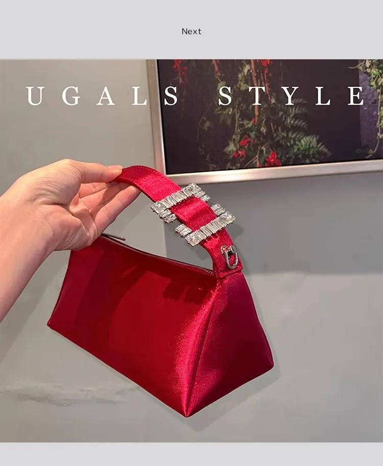 Sac à main carré en satin pour femme, paillettes, biscuits, diamant, sac à main de soirée, pochette