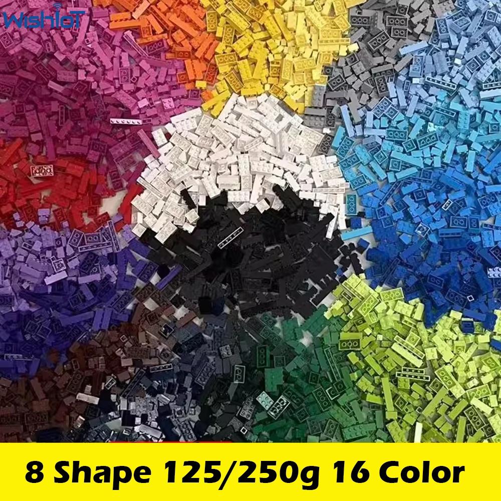 120/240 pièces blocs de construction Lot Pack ville briques classiques triées par couleur briques bl