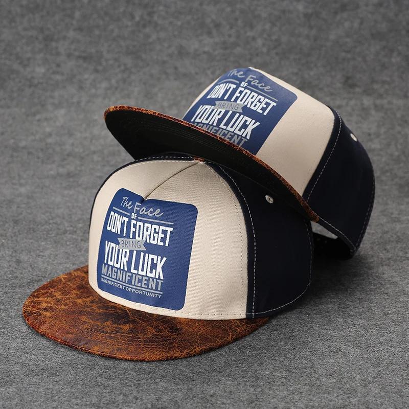 Casquette de Baseball à bord plat pour hommes et femmes, chapeau Hip-hop d'été avec lettres brodées,