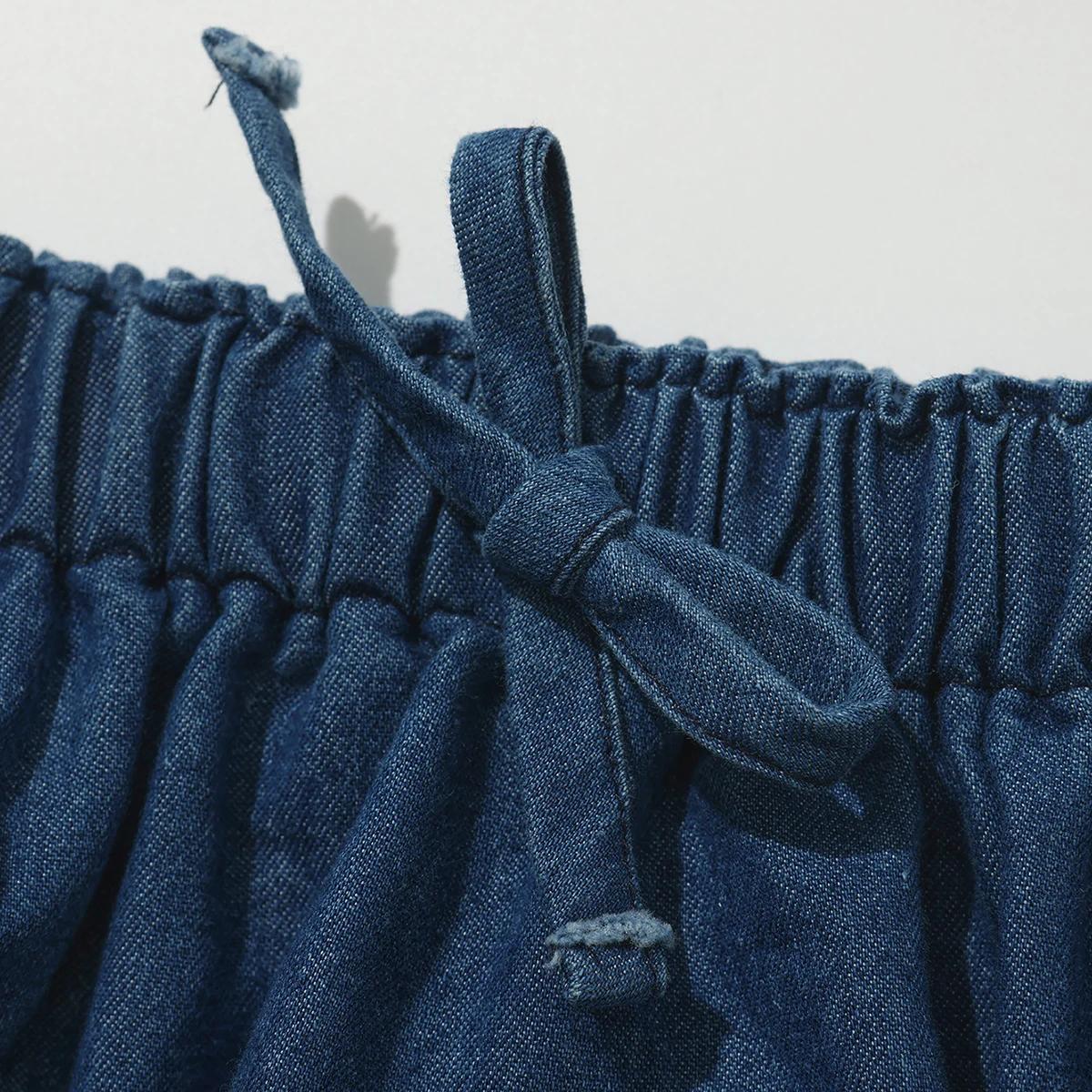 Short bouffant en Denim pour nouveau-né, en coton doux et confortable, pour garçons et filles, panta