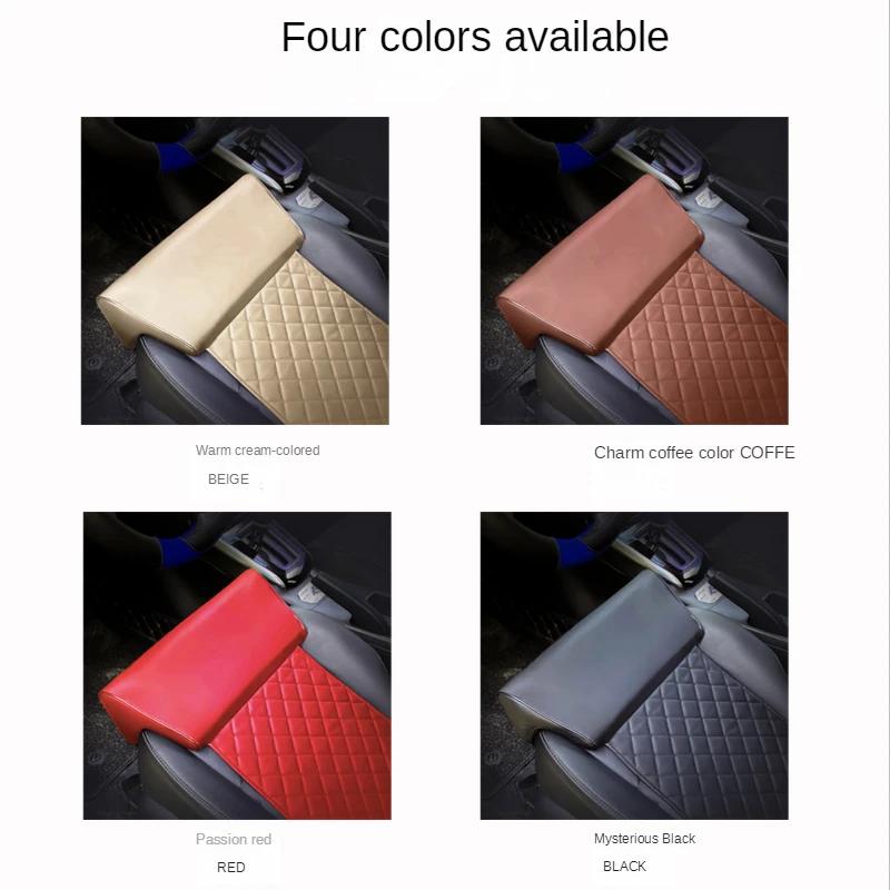 Coussin d'extension de siège de voiture en cuir, Support de jambe, oreiller en mousse à mémoire de f