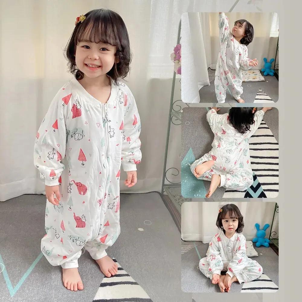Sac de couchage bébé fille hiver avec pieds - Chaud et confortable pour les nuits 1-4 ans