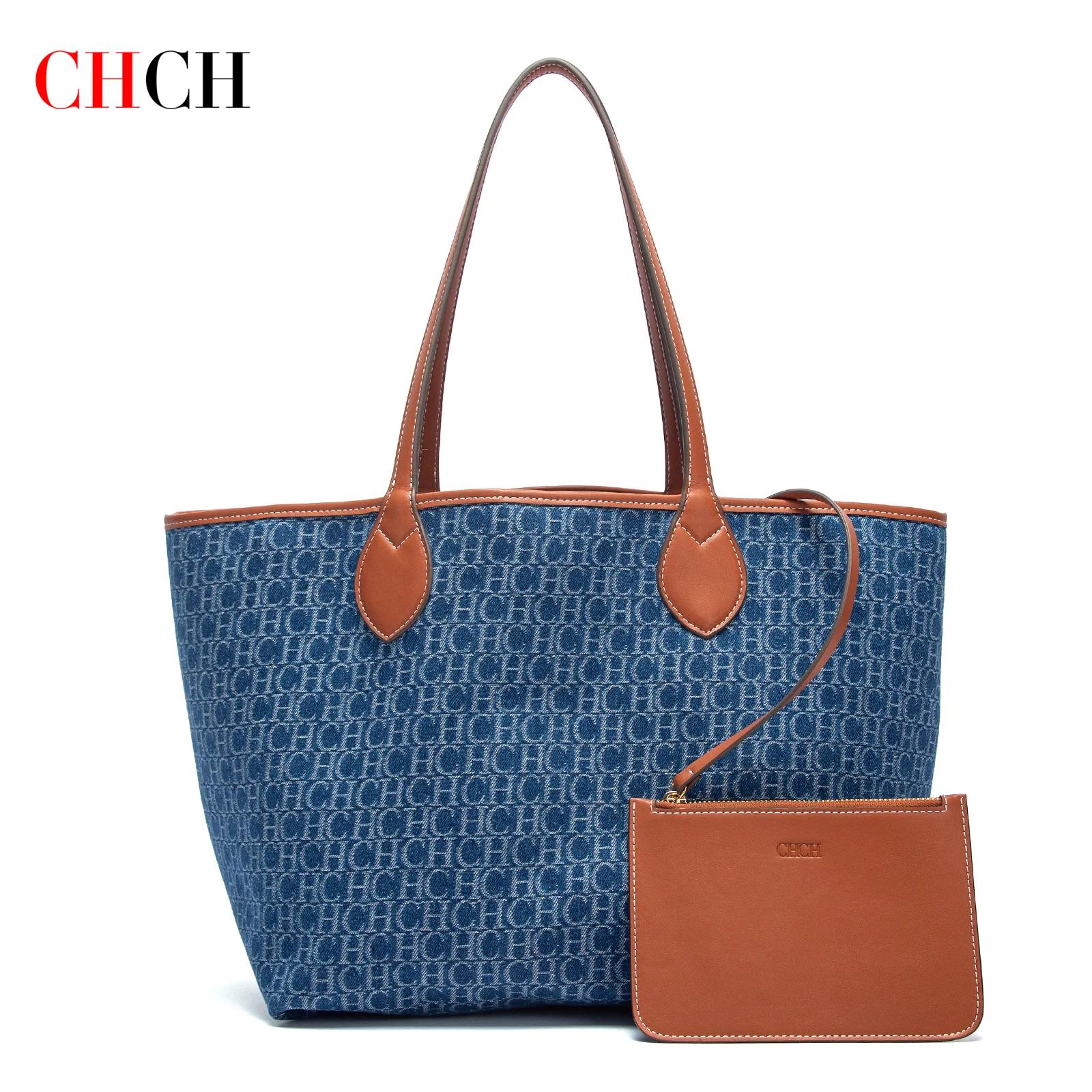 CHCH Women's Tote Bag New Simple Double sided Available Mother and Child Large Capacity Casual Handb