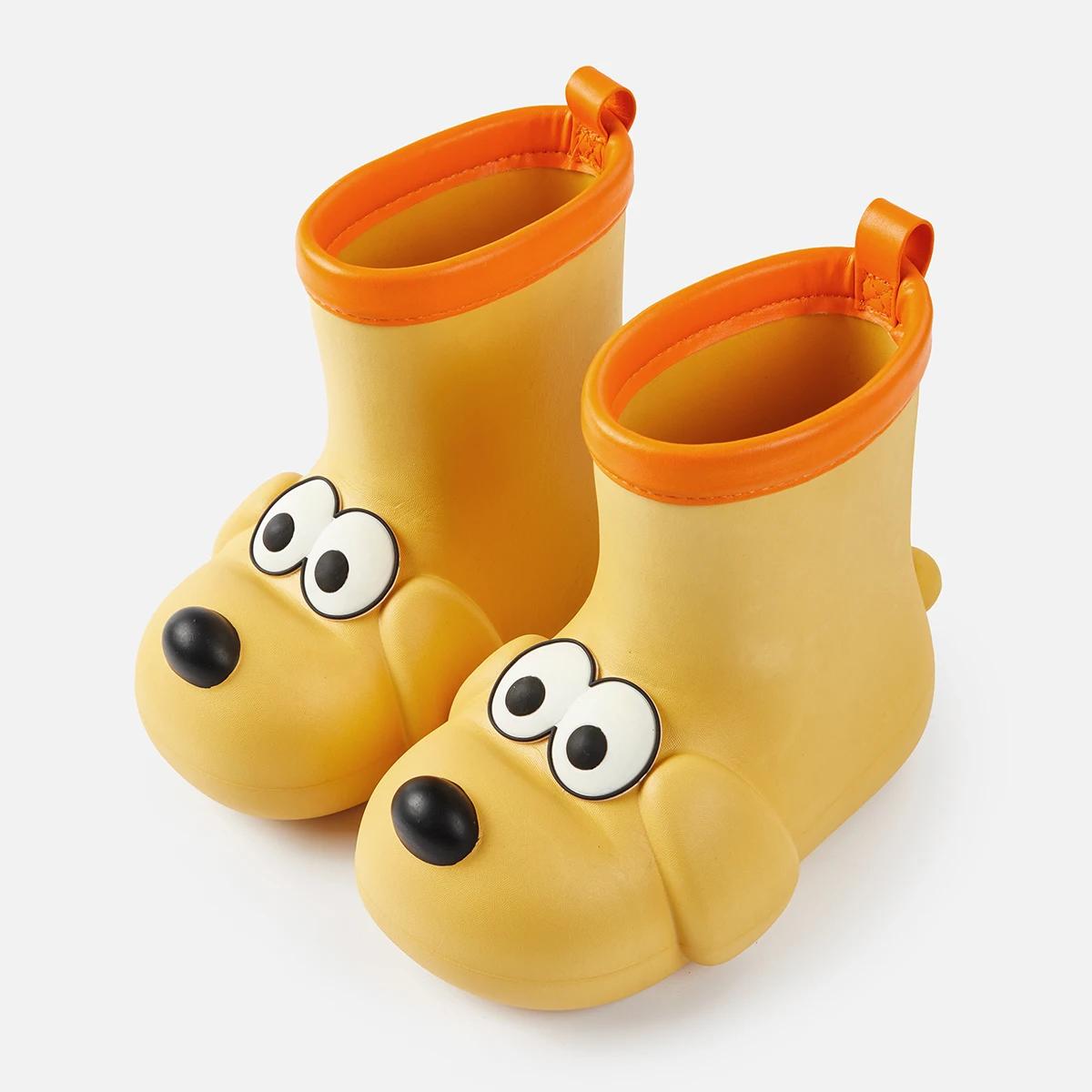 Chaussures de pluie pour chiots, bottes de pluie antidérapantes pour garçons et bébés, modèle fémini