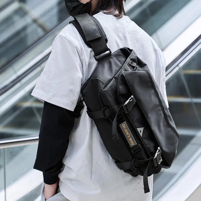 Sacs de messager Oxford imperméables pour hommes, sac à bandoulière de grande capacité, sacs à bando