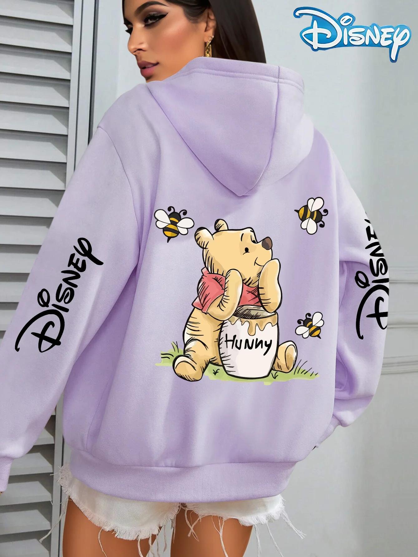 Disney - Sweat à capuche Winnie l'ourson mangeur de miel