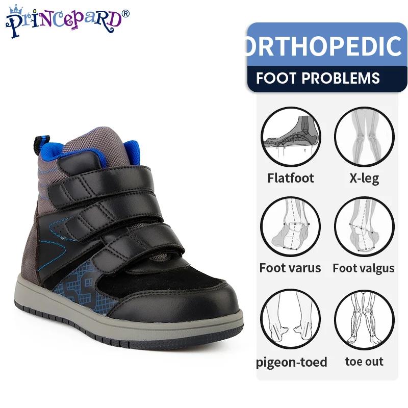 Princepard bottines pour filles garçons baskets orthopédiques pour enfants avec semelles intérieures