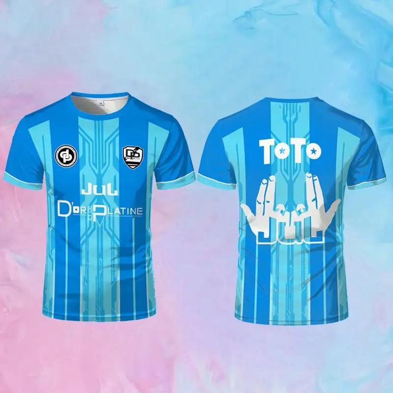 Maillot de sport 3D JUL DP, T-shirt respirant à séchage rapide pour homme, décontracté, pour l'extér