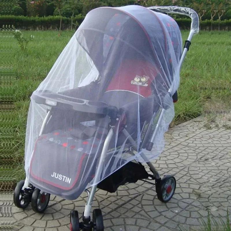 Moustiquaire pour poussette de bébé, landau d'été, filet de Protection contre les insectes, chariot