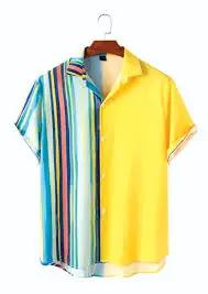 Chemise décontractée à manches courtes pour hommes, graphique de la vie marine, chemises à revers bo
