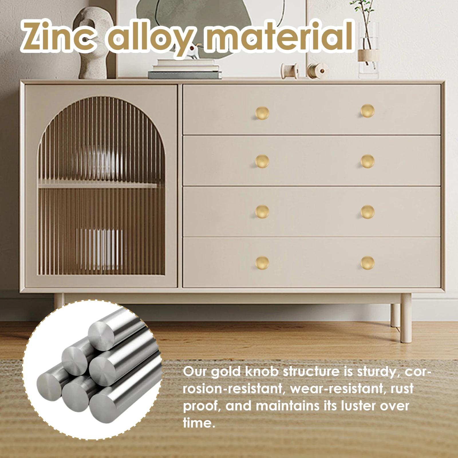 25 pièces ensemble de boutons de tiroir poignées d'armoire en alliage de Zinc boutons de commode en