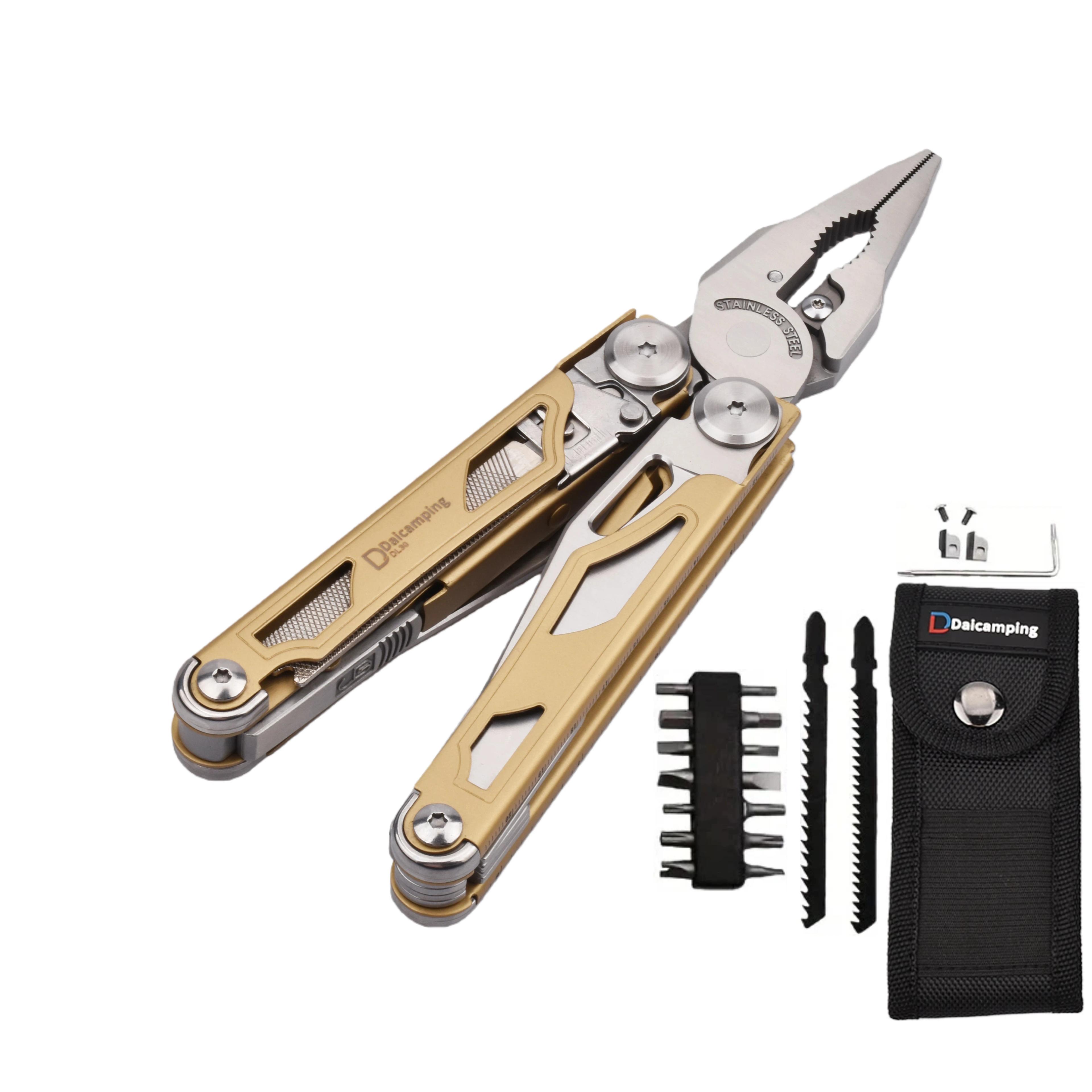 Daicamping DL30 DL301 DL25 bricolage multi-outils couteau pliant pince multi-outils EDC outils manue