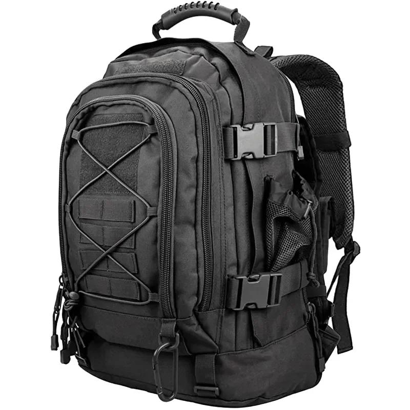 Sac à dos tactique Extra Large 60L pour hommes et femmes, résistant à l'eau en plein air, de randonn