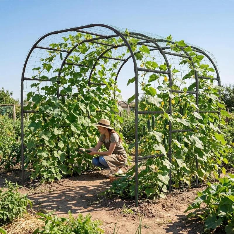 Arche de jardin pour plantes grimpantes, livraison aux États-Unis, structure métallique, grande arch