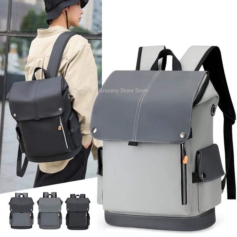 Sac à dos urbain pour homme avec chargement USB, sac à dos imperméable pour ordinateur portable, gra