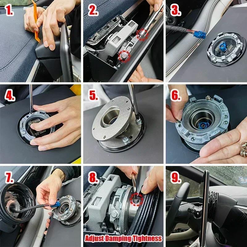 Dispositif d'inclinaison pivotant pour BYD Atto3, joint Dolphin Song Tang Han, support rotatif pour