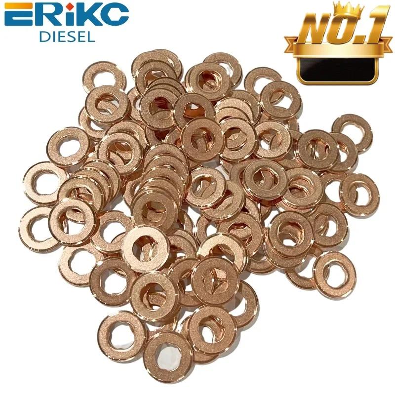 Buse d'injecteur en cuivre, 100 pièces, rondelle F00VC17504 F00VC17503 F00VC17502, joint de pulvéris