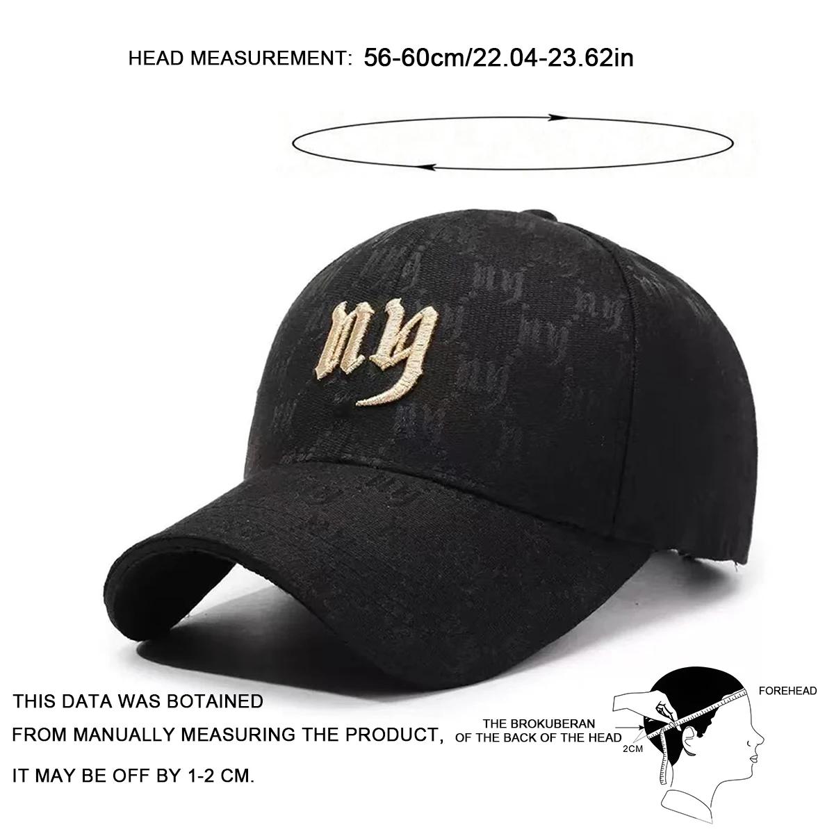 Casquettes de Baseball unisexes NY Lettter brodées, chapeaux décontractés réglables pour l'extérieur