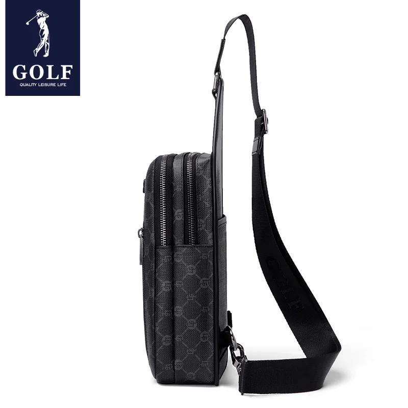 Sac à bandoulière GOLF pour hommes, sac à bandoulière, sac de poitrine tendance, petit sac d'affaire