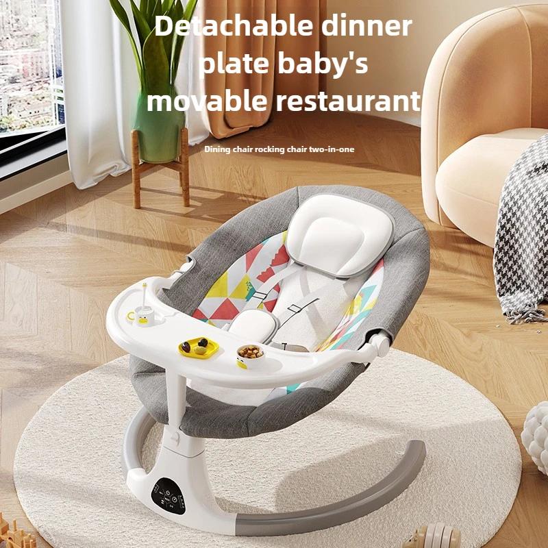 Chaise à bascule électrique pour bébé, panier de couchage électrique, chaise à bascule intelligente