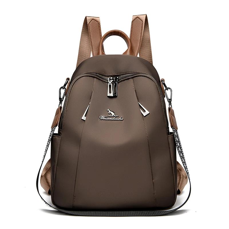Sac à dos en cuir multifonctionnel de grande capacité pour femmes, sac à dos femme, haute qualité, m