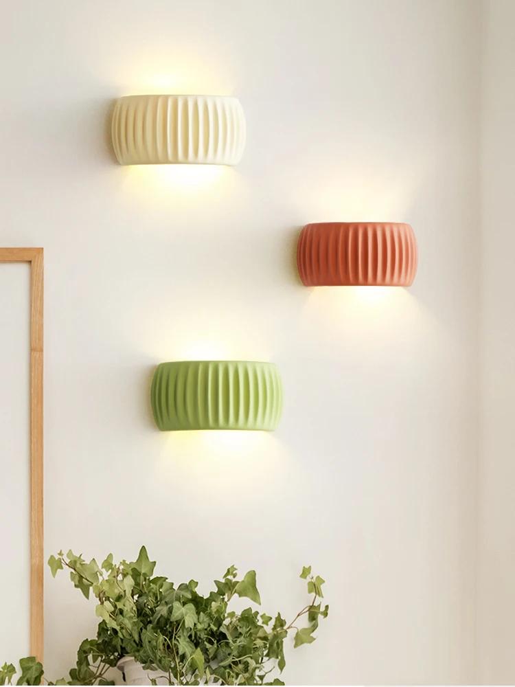 Applique murale européenne en résine pour chambre à coucher, lampe de chevet française, lampe de cou