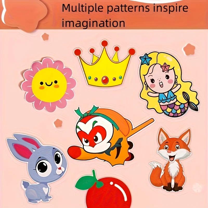 Ensemble d'activités pour enfants avec ciseaux, 96 pièces - Comprend des outils de découpe de papier