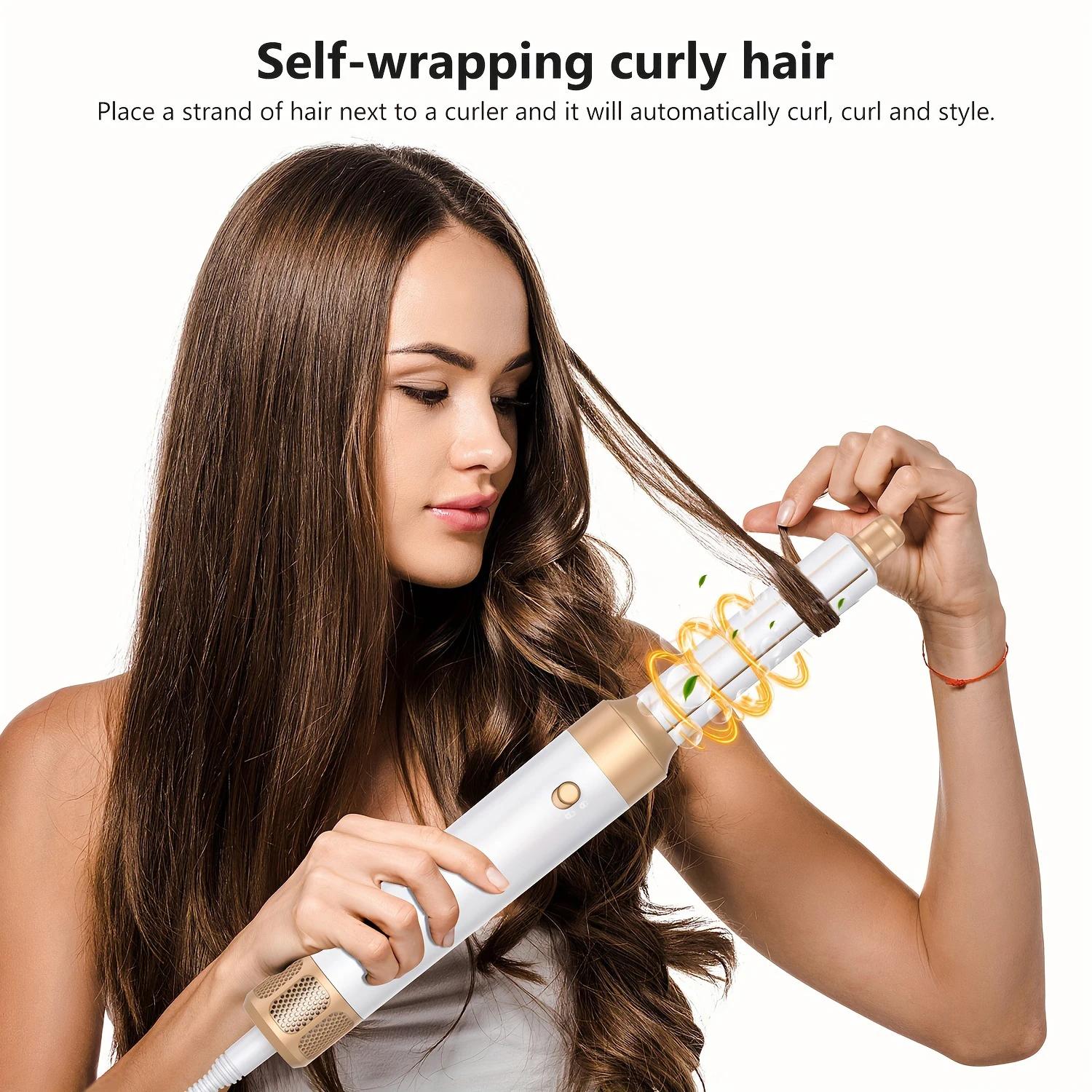Sèche-cheveux ionique à haute vitesse avec poignée amovible, brosse à air chaud, outils de coiffure,