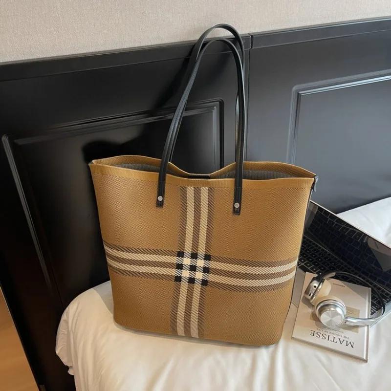 Sac à langer élégant en cuir, design classique, mode parisienne, grande capacité, pour femme, best-s