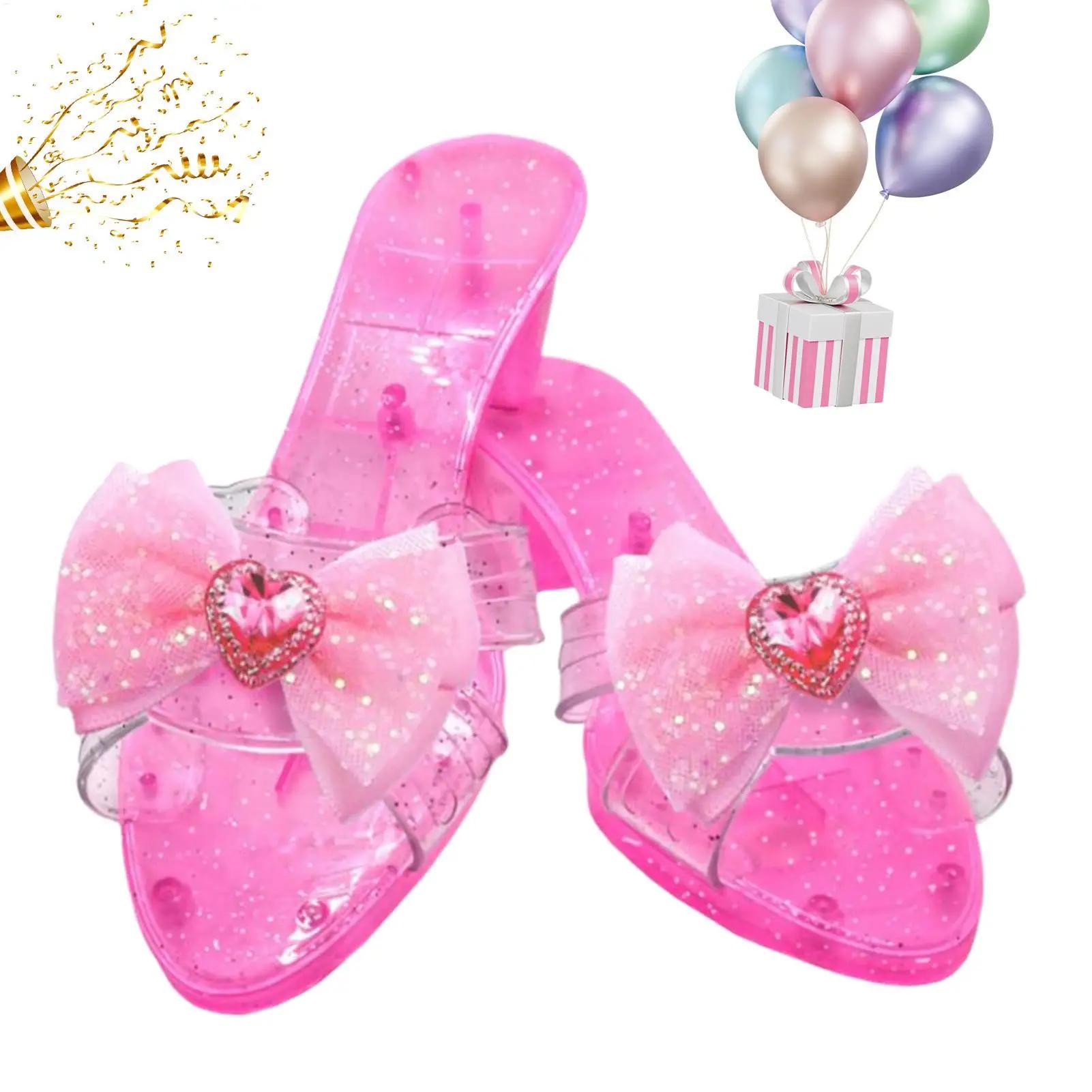Chaussures de princesse en cristal, accessoires de Cosplay, talons hauts, jeux de maison pour mascar