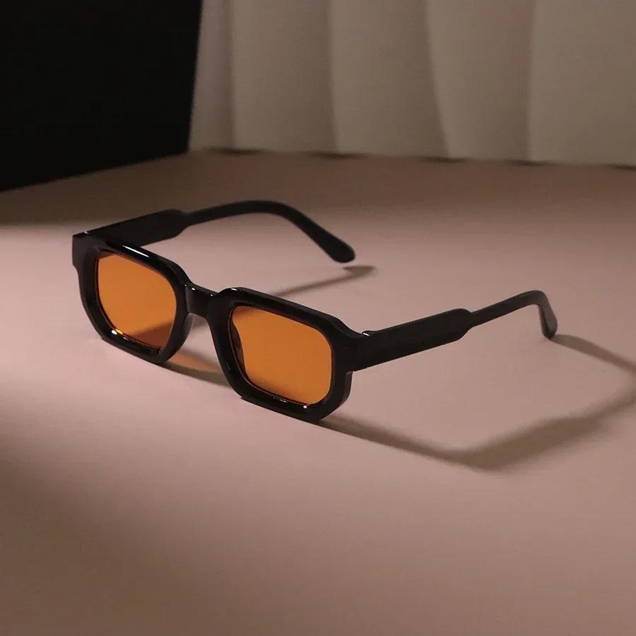 Lunettes de soleil rectangulaires pour hommes et femmes, lunettes de soleil décontractées, lunettes